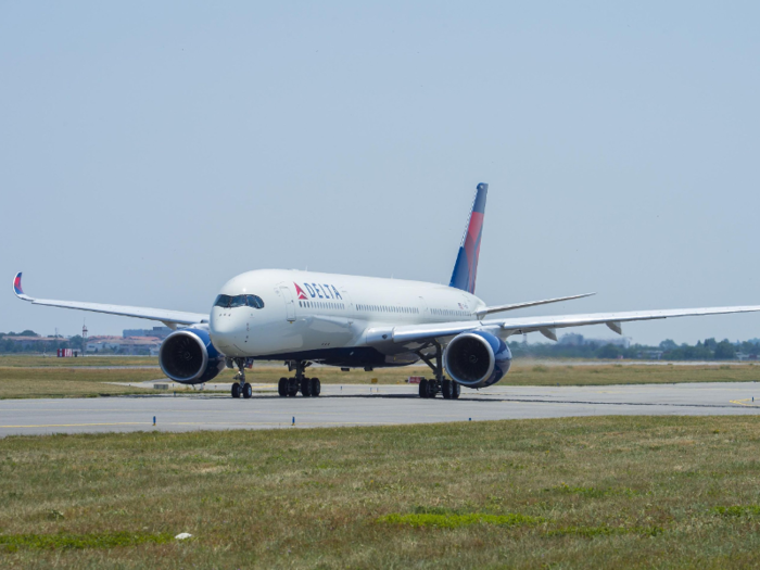 Delta chose to replace many of its 747 routes with a fleet of new A350-900 airliners while...