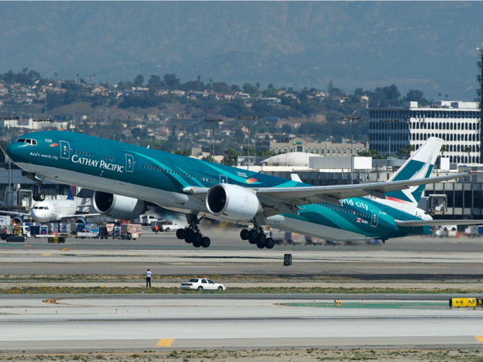 ...Cathay Pacific,...