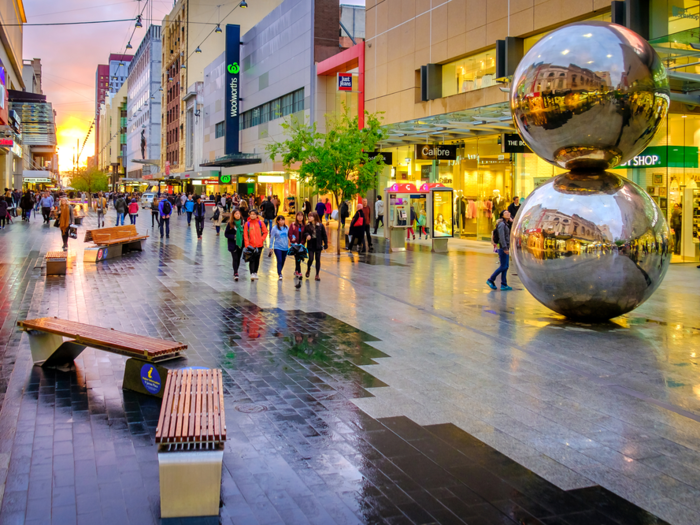 10. Adelaide, Australia