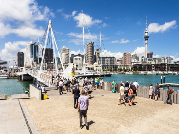 T-12. Auckland, New Zealand