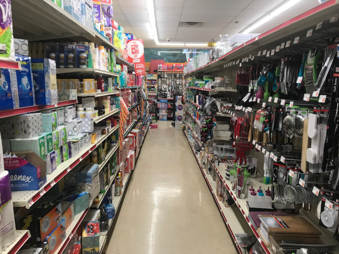 We were impressed with the wide selection of items overall. In this relatively small space, they also had kitchen and bathroom supplies as well as some underwear.