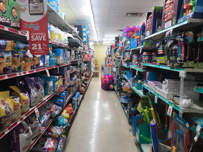 The layout of the store and assortment felt a lot more similar to a Dollar General store than a Dollar Tree.