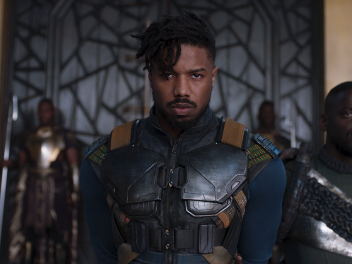 11. Michael B. Jordan as Erik Killmonger in "Black Panther"