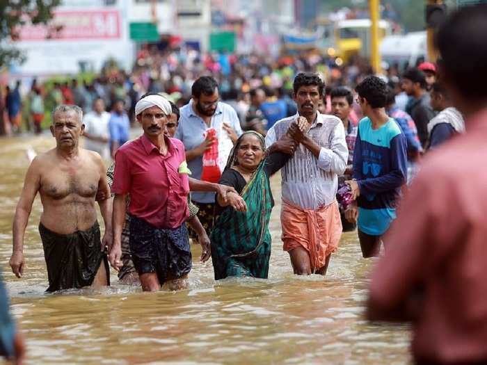 Officials are preparing for an outbreak of water-borne diseases.