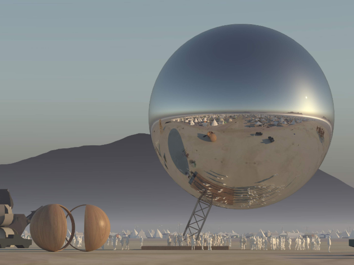 Danish architect Bjarke Ingels is raising $50,000 to bring a giant orb to Burning Man.