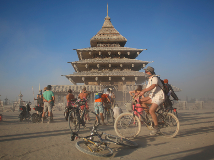 Best returned to Burning Man once again in 2016 with his final temple design.