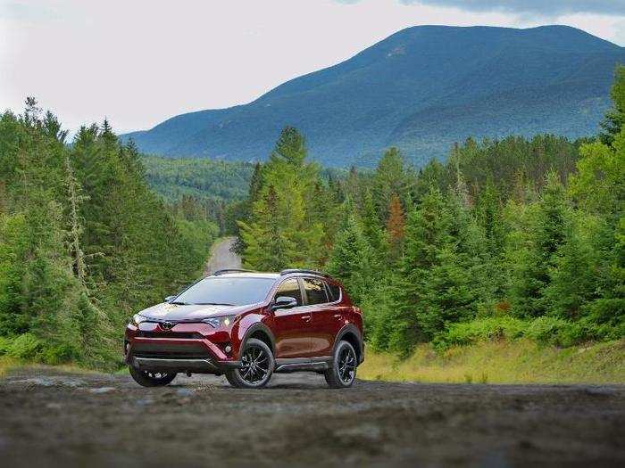 5. Toyota RAV4: 198,390. +7.4%