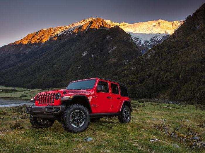 13. Jeep Wrangler: 133,492. +34.9%