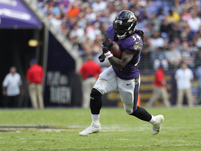 34. Alex Collins — RB, Baltimore Ravens