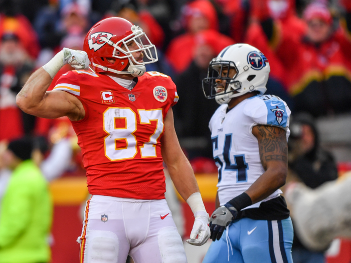 29. Travis Kelce — TE, Kansas City Chiefs