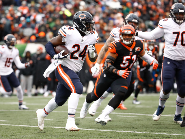 22. Jordan Howard — RB, Chicago Bears