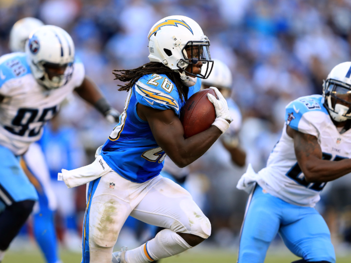 12. Melvin Gordon — RB, Los Angeles Chargers