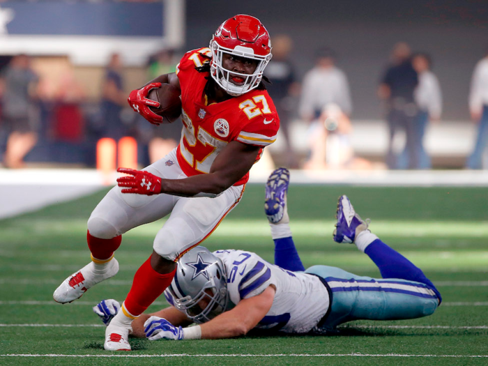 9. Kareem Hunt — RB, Kansas City Chiefs