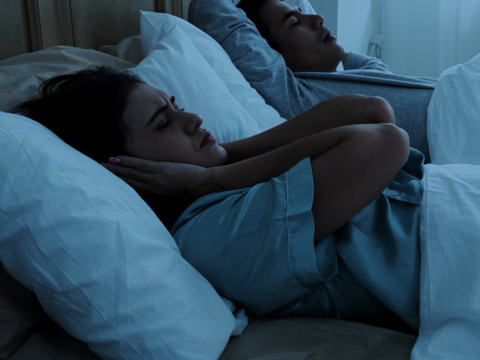 If snoring or sleep apnea is causing sleep disruption, that could lead to serious health problems.