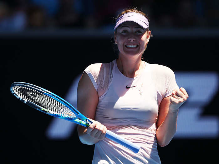 5. Maria Sharapova, one of the most famous female athletes on the planet, made $10.5 million.