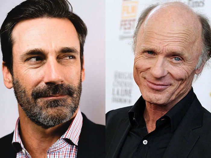 The supporting cast includes Jon Hamm, Ed Harris, and Jennifer Connelly.