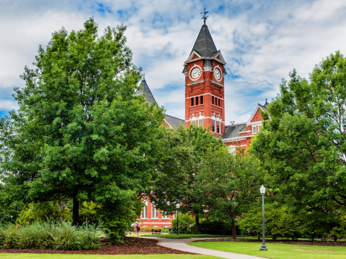 30. Auburn University — Auburn, Alabama