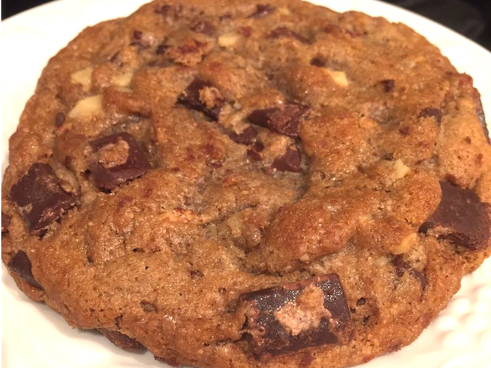 The chocolate chunk cookie is a mouthwatering treat for some members