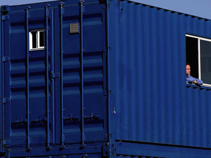 3. Living in a shipping container