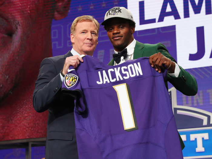 He was taken with the final pick of the first round at the 2018 NFL Draft by the Baltimore Ravens, and looks like the possible heir-apparent to Joe Flacco