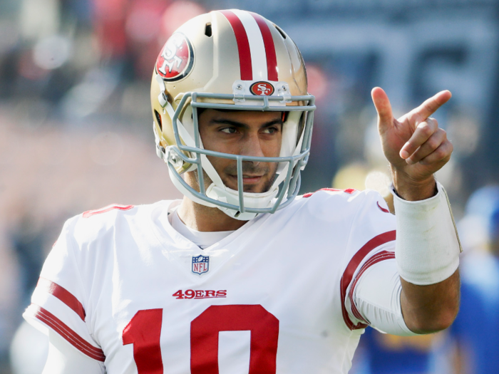 San Francisco 49ers — Jimmy Garoppolo, QB