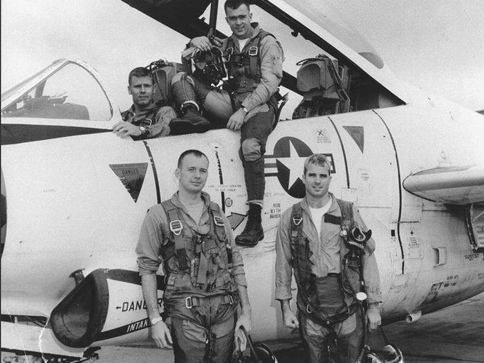 McCain became a naval aviator and flew A-4 Skyhawks.