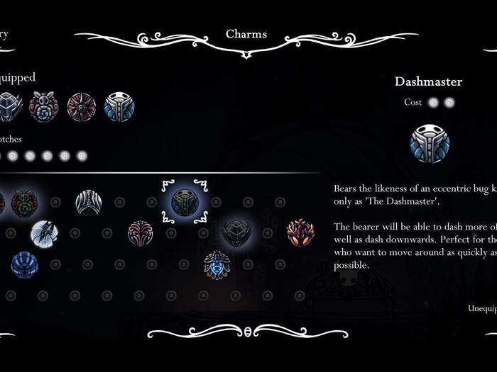 You can collect different charms on your travels, which give you unique powers and abilities.