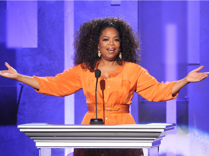Winfrey was also ranked sixth on Forbes