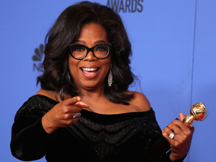 Oprah Winfrey, 64 years old, is a media mogul, a celebrated actress, and a philanthropist. Forbes estimates that her net worth is about $2.9 billion.