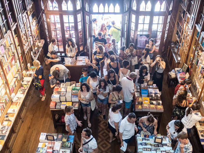 Even with all of the tourist hullabaloo, I found Livraria Lello to be worth a visit. It