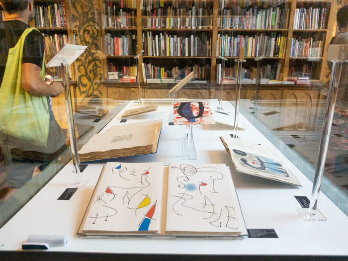 There was a small exhibit depicting sketches and early works of the Spanish painter Joan Miró.