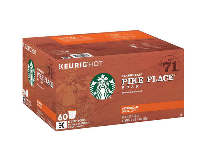 Starbucks Pike Place K-Cup Pods