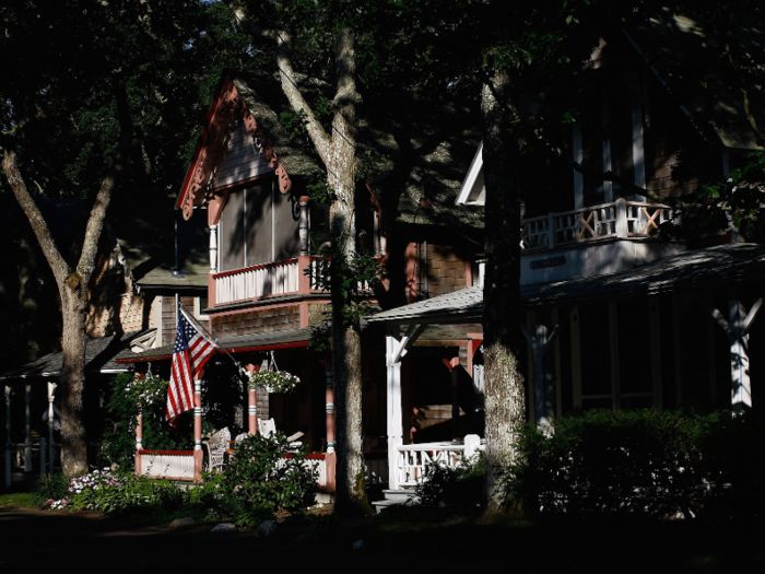 The history of Oak Bluffs contrasts sharply with other towns on Martha