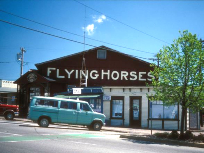 The Flying Horses Carousel, which was originally based in Coney Island before it was moved in the late 19th century, is one of the main attractions in Oak Bluffs. Catching the brass ring will win you a free ride on what the Vineyard Gazette described as "the oldest operating platform carousel in the country."