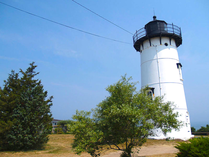 Oak Bluffs is also home to the historic East Chop Light, one of five lighthouses in Martha