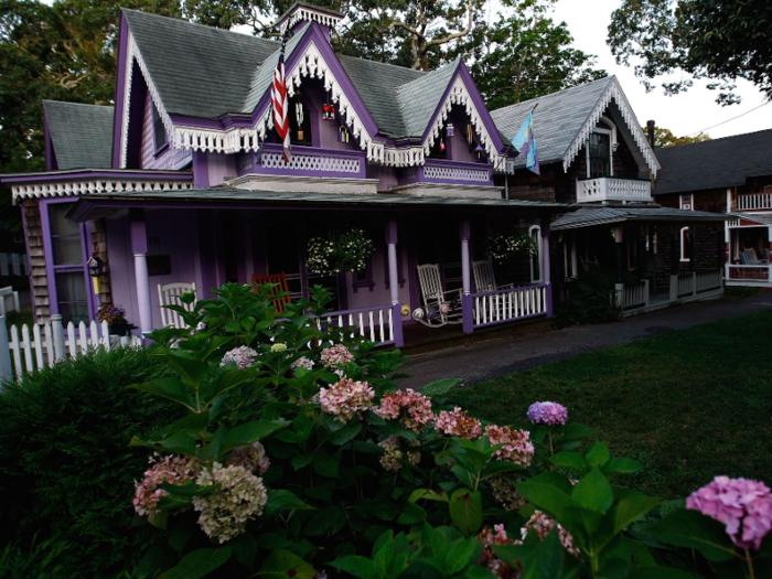 Congregants had summered in tents, which were replaced with colorful abodes in the 1860s and 1870s.