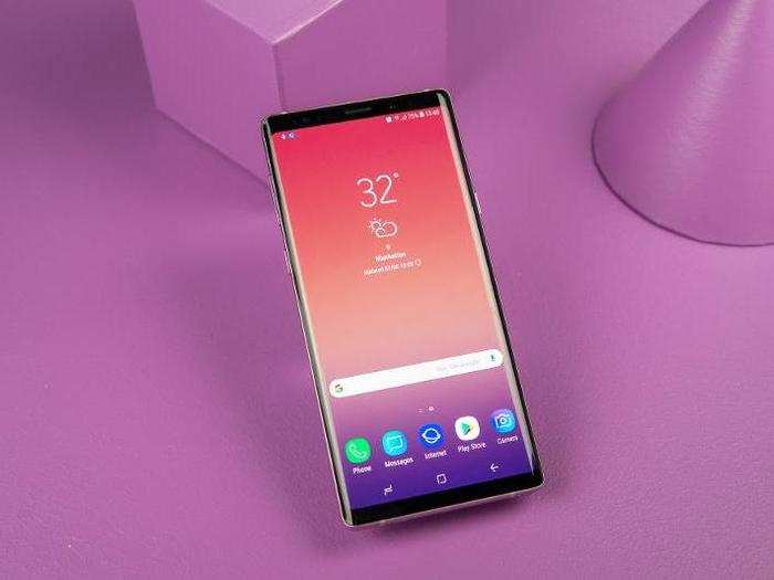 6. The Galaxy Note 9 comes with a newer version of Android compared to the Galaxy S9.