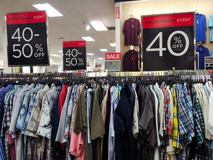 The clearance racks pretty closely resembled TJ Maxx...