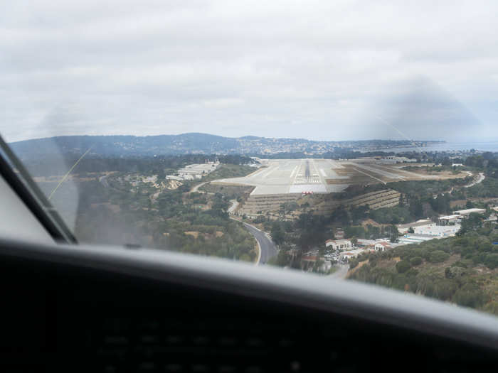 Eventually, our short flight ended. The landing was smoother than ones I