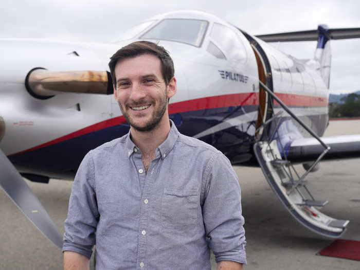 Ian flies the Pilatus PC-12, a Swiss plane known for its versatility and efficiency, regularly since he purchased in it 2015. He runs a plane parts manufacturing company as his "day job."