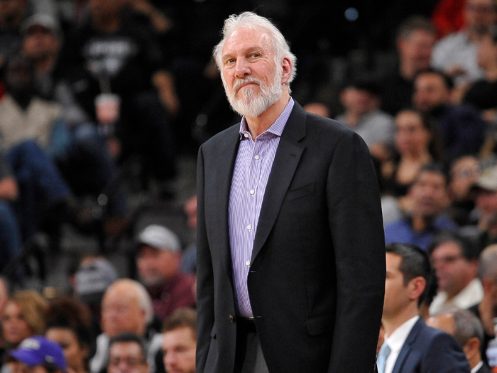 Popovich, of course, is still with the Spurs. He has a career 1197-541 career record.