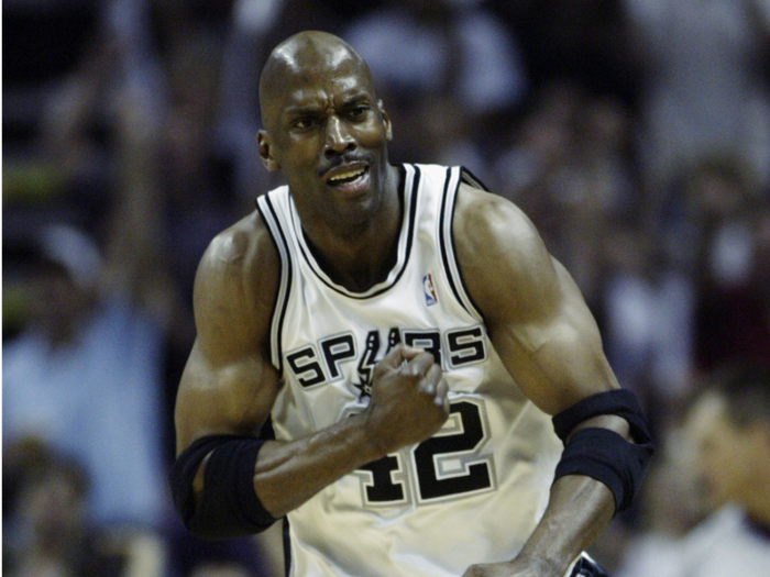 Kevin Willis was a 40-year-old big man who came off the bench for the Spurs.