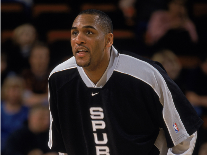 Steve Smith, then 33, came off the bench for the Spurs, averaging 7 points in 19 minutes per game.