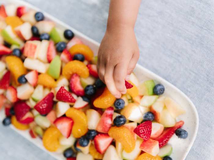 The fruit mix has been altered based on customer feedback. It now has fewer apples and more premium fruit options, according to Chick-fil-A. The fruit cup is served with fresh strawberries, blueberries, red and green apple pieces and mandarin oranges.