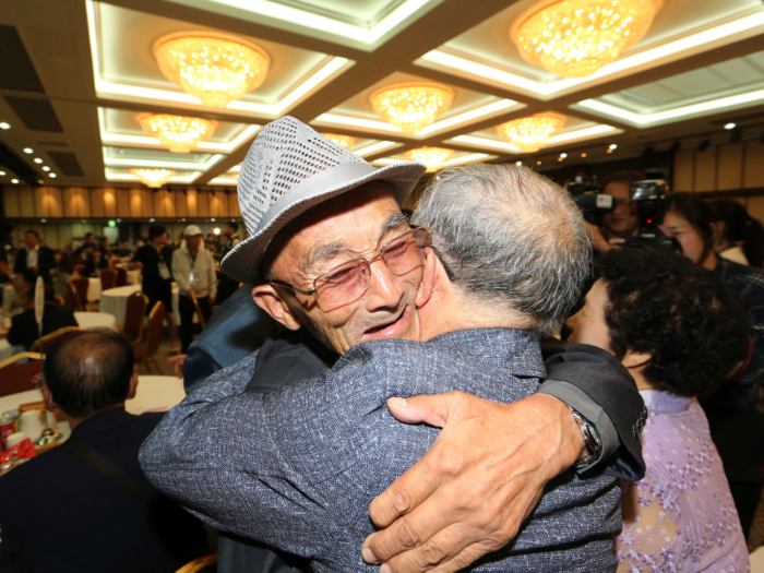 And an estimated 21,000 Koreans have been reunited with their family members during those meetings.