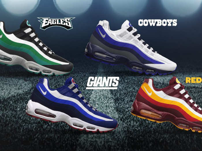 NFC East: AirMax 95 No-Sew