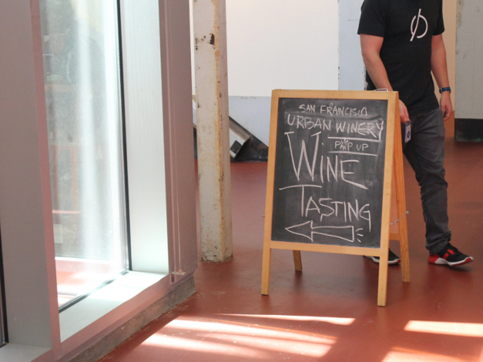 …pop-up events like wine-tasting…