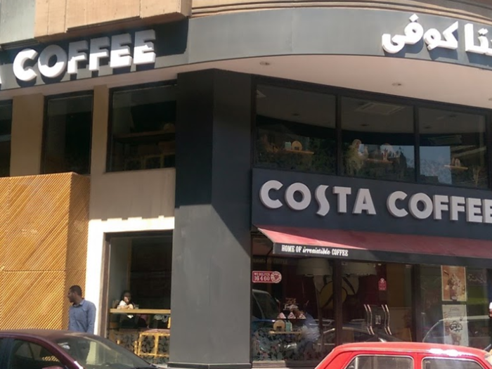 Egypt has 44 Costa branches, here