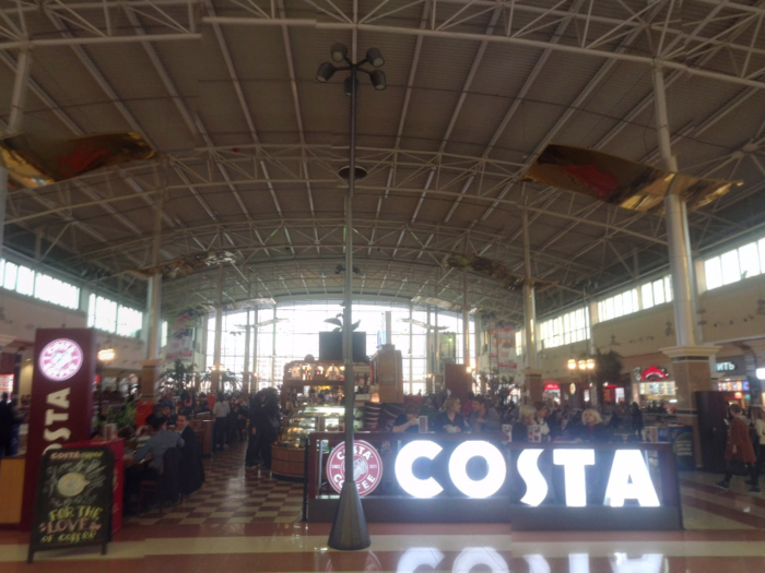 Costa has made its way to west Asia, and can be seen in this shopping centre in southern Kazakhstan.