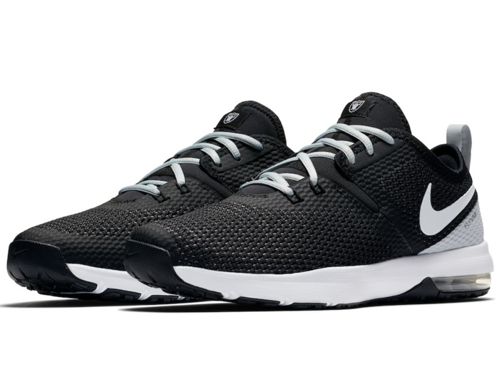 Oakland Raiders Nike Air Max Typha 2 Shoes – Black:Gray